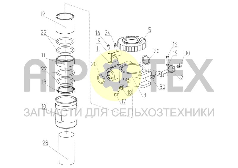 Каретка (1401.01.02.260) (№30 на схеме)